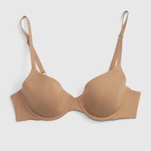 GAPBODY Everyday Essentials T- Shirt Bra Brush Beige #GPW00351 NWT 38C